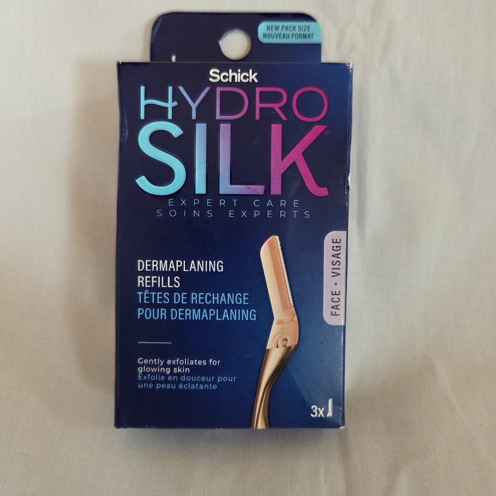Schick Hydro Silk dermaplaning refills 3 Count New